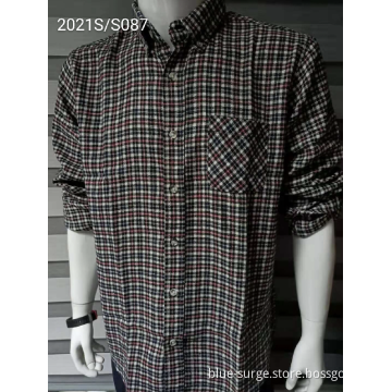 Mini Checks Fashion Design Men's Plaid Shirts